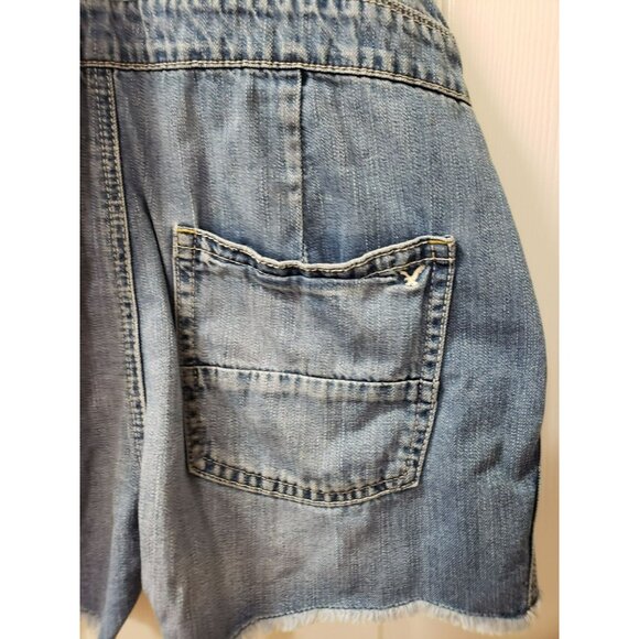 American Eagle Shortalls, Womens Size XS Extra-Small, Distressed, Overall Shorts - Picture 7 of 10